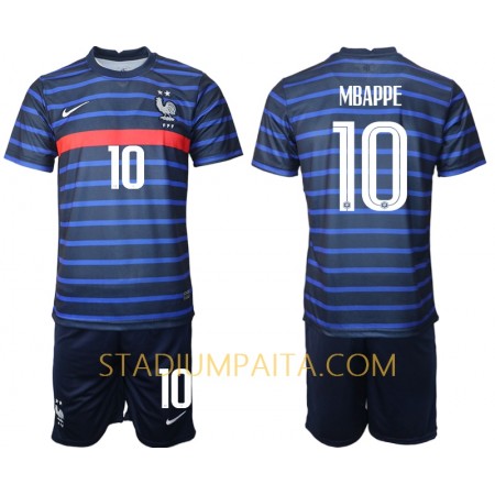 Virallinen pelipaita Ranska Kylian Mbappé 10 Koti EURO 2020 Lyhythihainen - Lasten( + Lyhyet housut ) Virallinen pelipaita Ranska Kylian Mbappé 10 Koti EURO 2020 Lyhythihainen - Lasten( + Lyhyet housut )